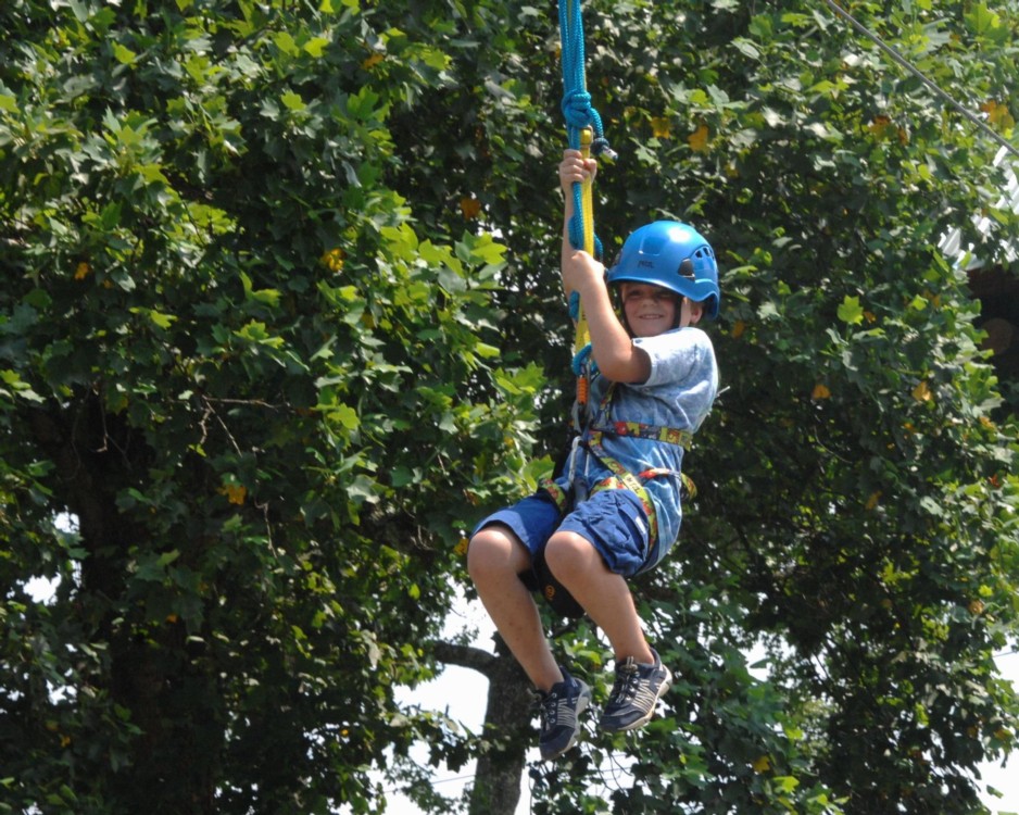 Cool River Adventures People on Ziplines