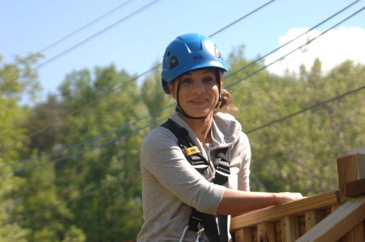 Cool River Adventures People on Ziplines