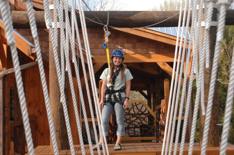 Cool River Adventures People on Ziplines