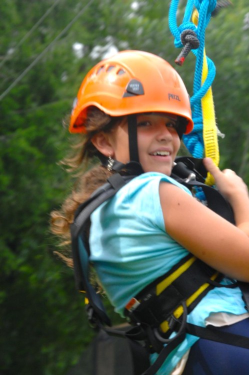 Cool River Adventures People on Ziplines