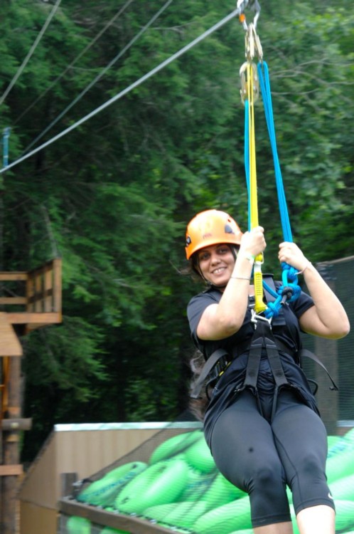 Cool River Adventures People on Ziplines
