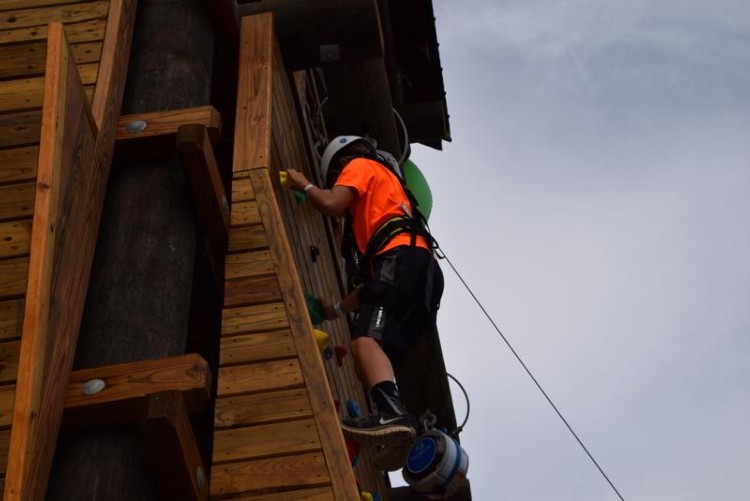 Cool River Adventures People on Climbing Walls
