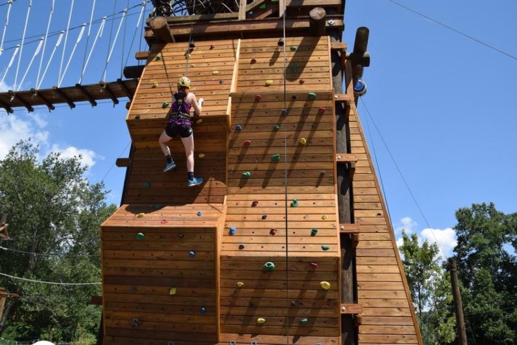 Cool River Adventures People on Climbing Walls